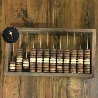 چرتکه چوب گردو بزرگ اعلا