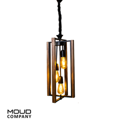 لوستر چوب فلز مدل پله ای (موعود)