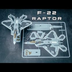 کارت کیت هواپیمای F-22 Raptor