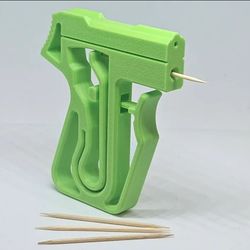 پرتاب‌کننده خلال دندان چاپ سه‌بعدی | Toothpick Launcher Print-in-Place