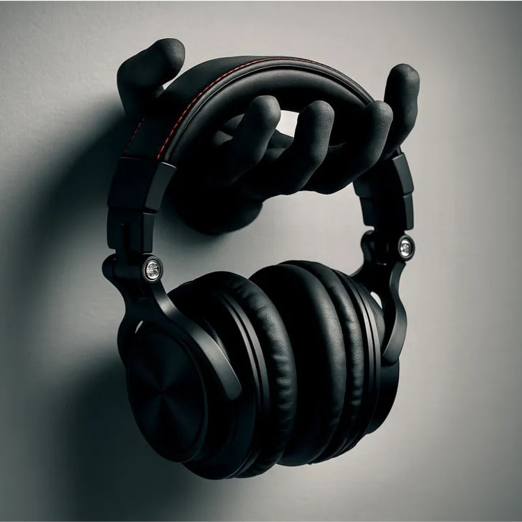 نگهدارنده دیواری هدفون طرح دست