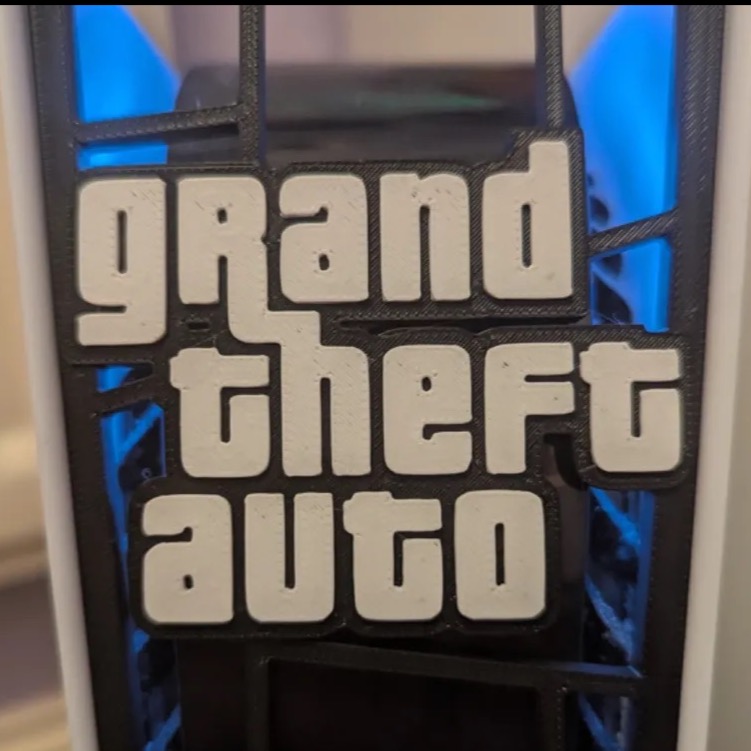 کاور تزئینی جلوی PS5 طرح GTA