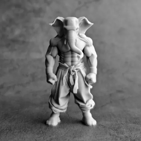 فیگور فیل جنگجو Elephant Warrior