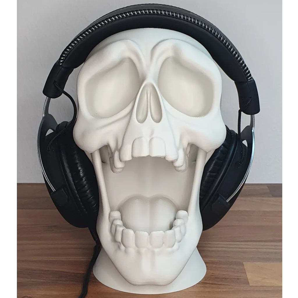 هولدر هدست و دسته بازی طرح جمجمه