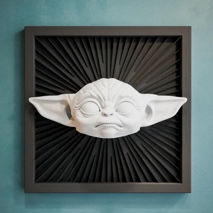 دکوری سه بعدی بیبی یودا