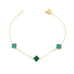 دستبند ونکلیف سبز