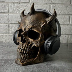 نگهدارنده هدفون طرح The Horned Skull