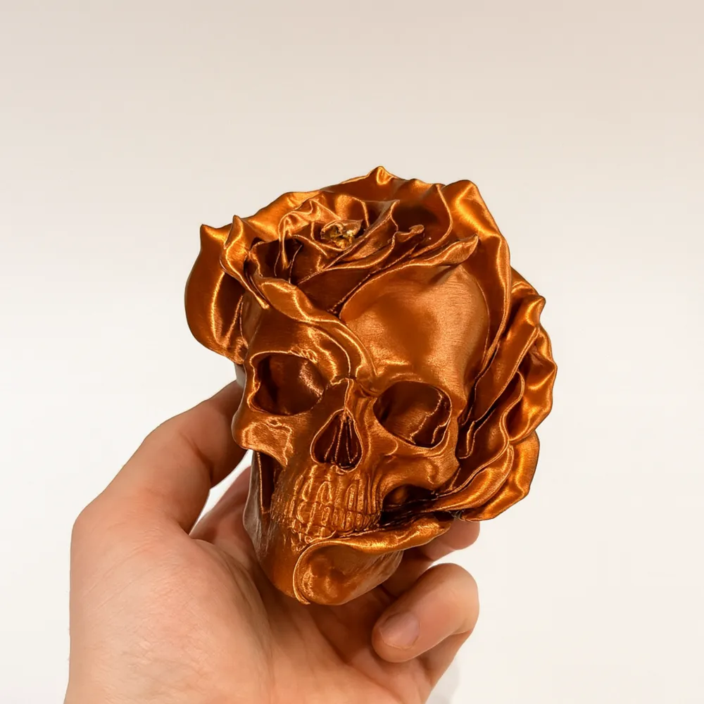 استند دکوری THE SKELETON HEAD ROSE
