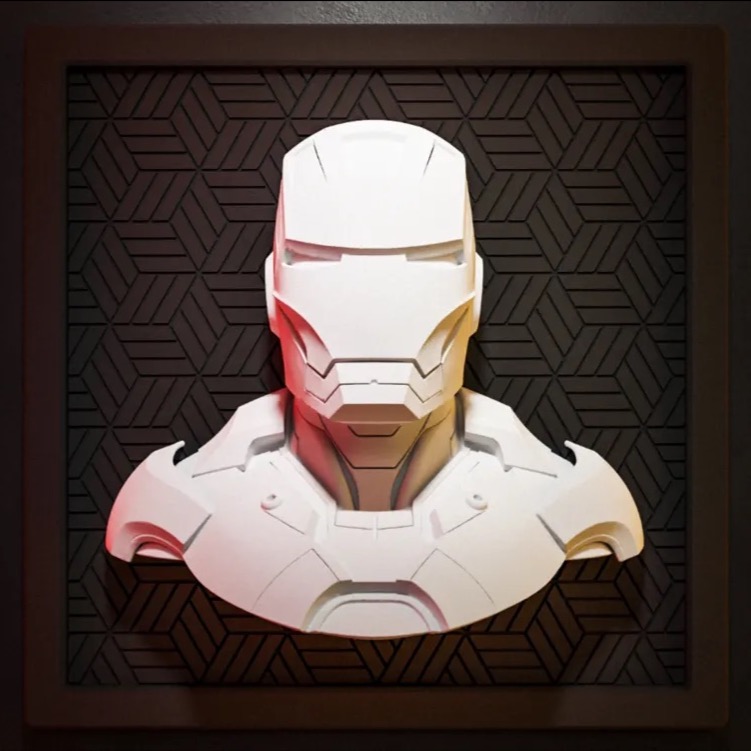 دکوری سه بعدی آیرون من