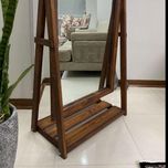 آیینه قدی چوبی پایه دار کد 10702