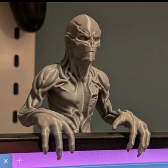 دکوری مانیتور طرح وکنا Vecna (Stranger Things)