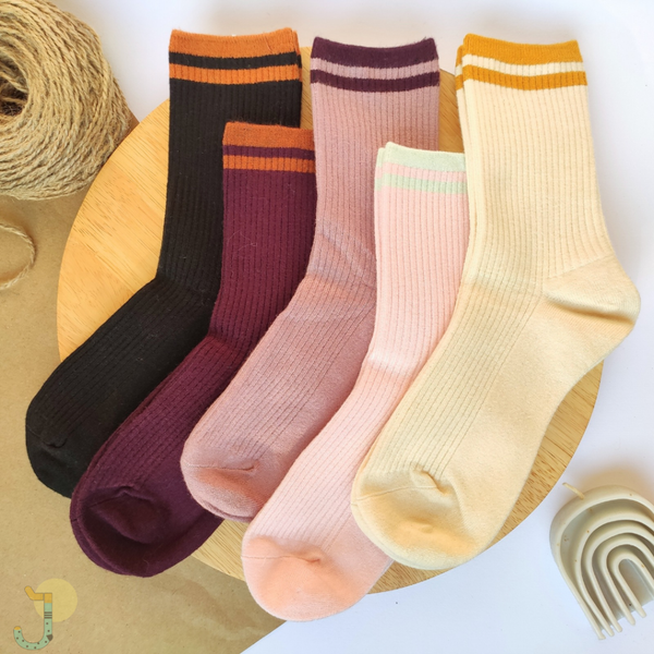 جوراب ساقدار کبریتی زنانه دو خط (1) برند وارداتی