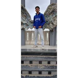 دورس نیم زیپ بروکلین آبی فری سایز