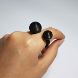 انگشتر طرح گوی نامتقارن