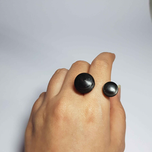 انگشتر طرح گوی نامتقارن