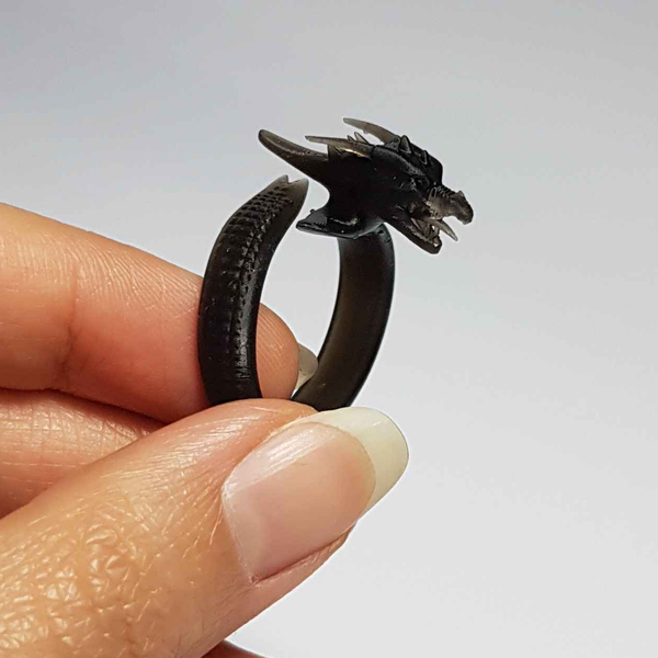 انگشتر طرح اژدها