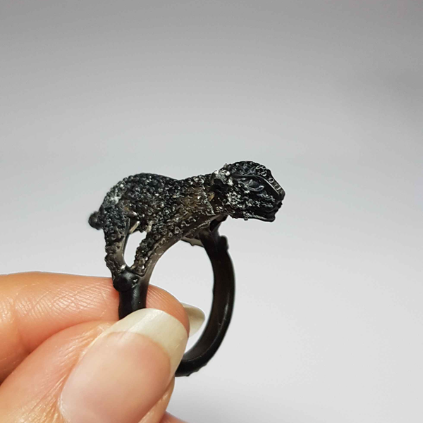 انگشتر طرح ببر