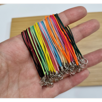 آویز موبایل بسته 50 عددی اتصالات نقره ای