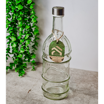 بطری شیشه ای یک لیتری