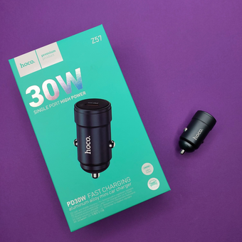 شارژر فندکی خودرو برند هوکو مدل Z57 PD30W