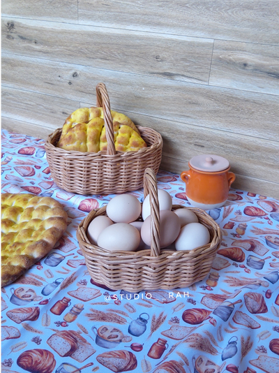 سبد صبحانه حصیری استودیو راح