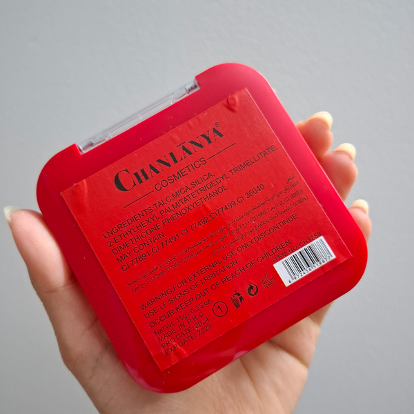 پلت رژگونه 4 رنگ CHANLANYA شماره 1