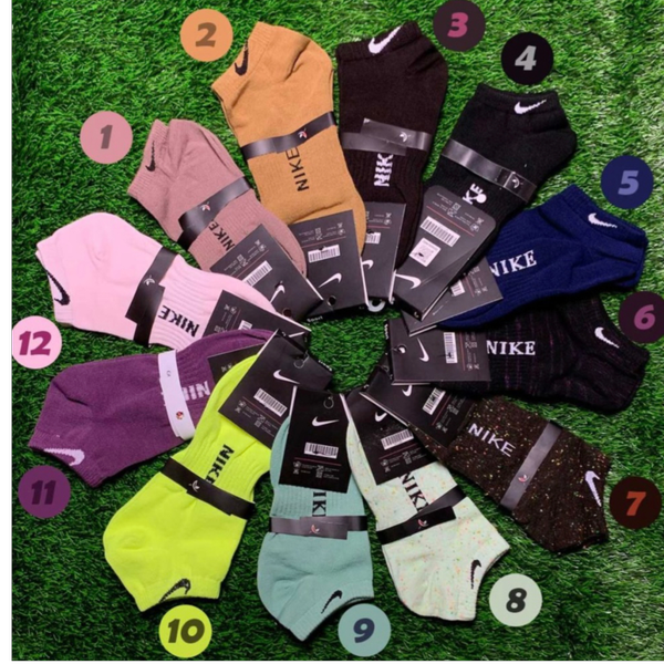 جوراب مچی رنگی نایکی