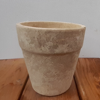 گلدان طرح سفال خام کاکتوسی
