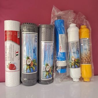 پک کامل فیلتر دستگاه تصفیه آب خانگی C.C.K (بسته 6 عددی)