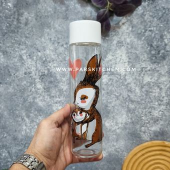 بطری آب استوانه کوچک لیمون خرگوش