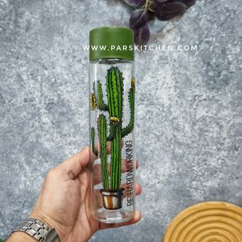 بطری آب استوانه کوچک لیمون کاکتوس
