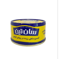 کنسرو تن ماهی زرده سان تین - 180 گرم