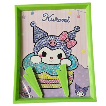 نقاشی الماسی تابلویی طرح کورومی داخل کاپ کیکی 💜💜💜