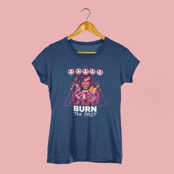 تیشرت دخترانه Burn the past