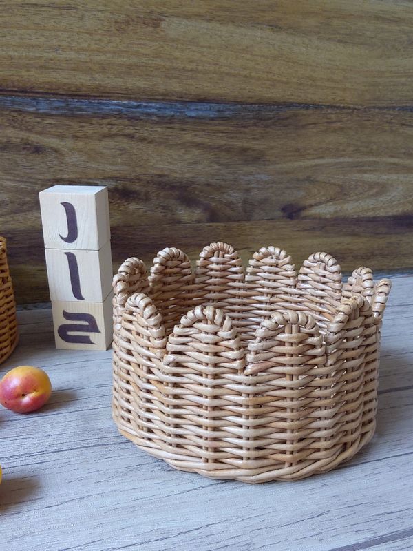 سبد گلبرگ حصیری راح