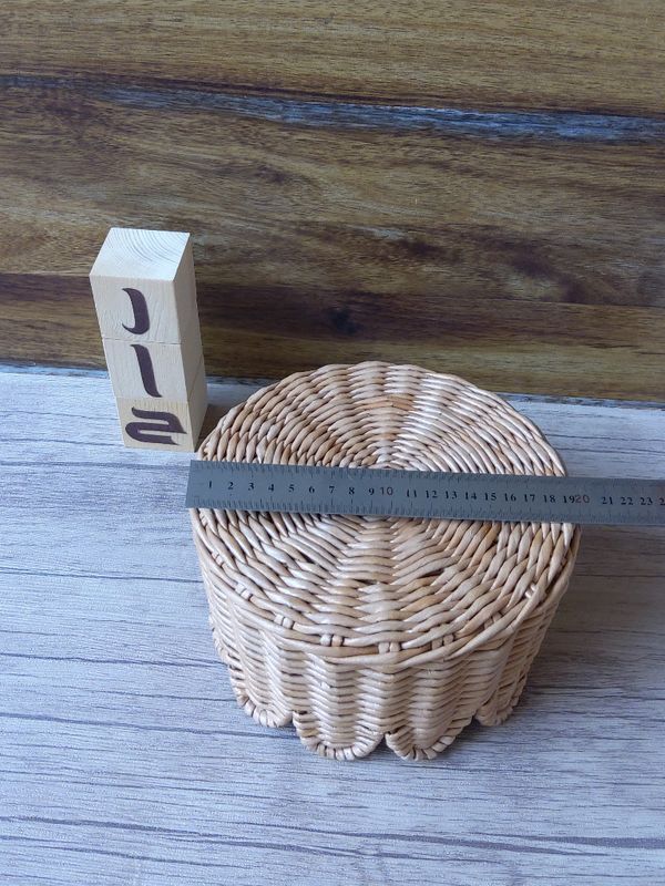 سبد گلبرگ حصیری راح