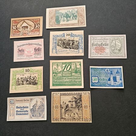 مجموعه 10برگ اسکناس نوت گلد سری 2