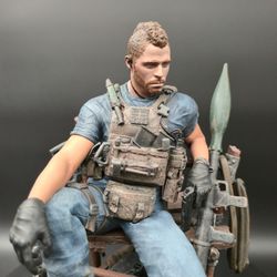 اکشن فیگور ثابت و کلکسیونی سوپ مکتاویش (Soap MacTavish) از بازی Call of Duty: Modern Warfare