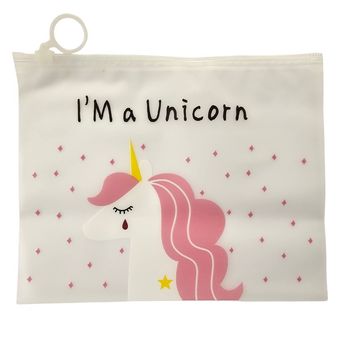 پوشه زیپ دار طرح یونیکورن سایز A5