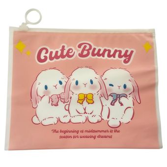 پوشه زیپ دار طرح کیوت بانی سایز A5