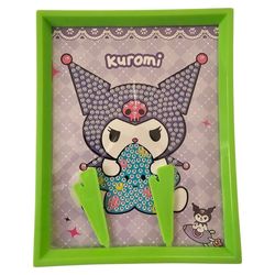 نقاشی الماسی تابلویی طرح کورومی با قاب سبز💜💜💜