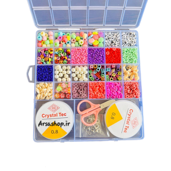 پک ملزومات ساخت دستبند و گردنبند مدل تم ساحلی