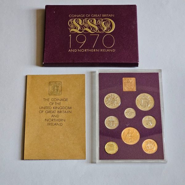 پروف ست سکه های انگلیس 1970