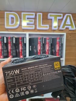 منبع تغذیه کامپیوتر کولر مستر مدل MWE 750W GOLD (استوک)