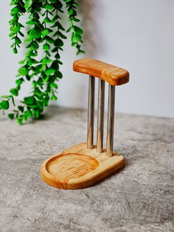 استند ملاقه چوبی