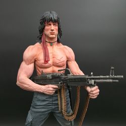 اکشن فیگور ثابت و کلکسیونی رمبو (Rambo) سیلوستر استالونه Sylvester Stallone از فیلم Rambo II