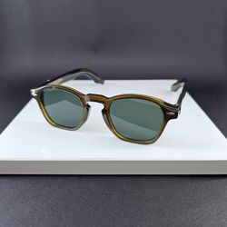 عینک آفتابی چند ضلعی دخترانه و پسرانه رنگ قهوه ای سوخته مدل 1270