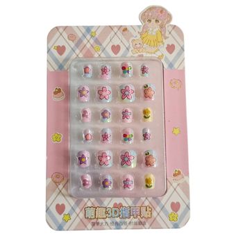 ناخن مصنوعی سه بعدی (برجسته) طرح گل