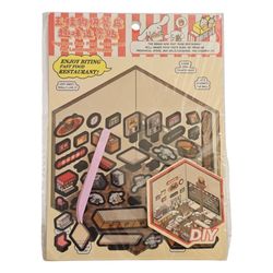 استیکر سه بعدی ساختنی فست فود سینمارول