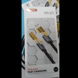 کابل شارژر 4 کاره 65W تخت سر فلزی